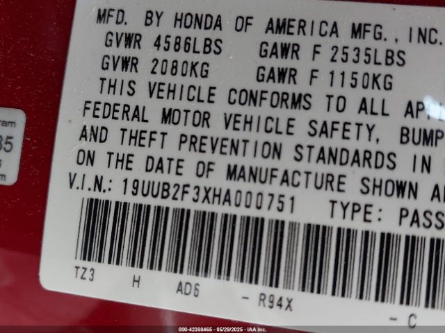 2017 ACURA TLX 19UUB2F3XHA000751 Photo 8