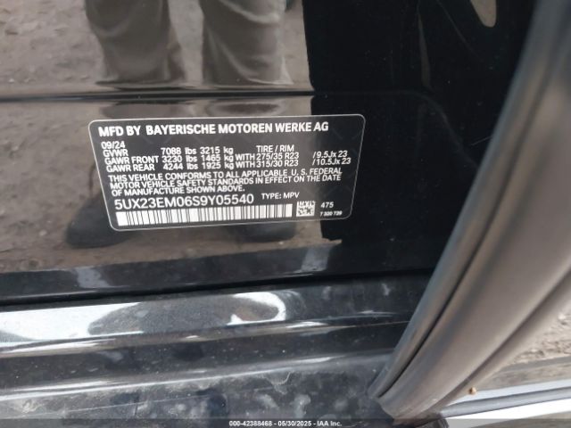 2025 BMW X7 5UX23EM06S9Y05540 Photo 8