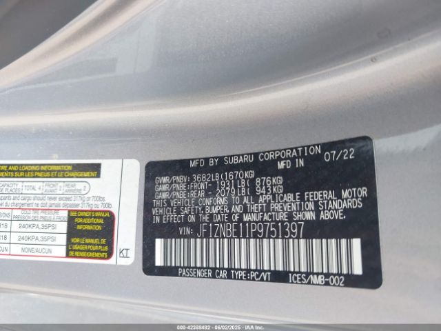 2023 TOYOTA GR86 JF1ZNBE11P9751397 Photo 8