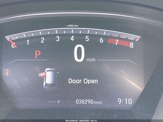 2HKRW2H82KH676984 Honda Cr-v Ex-l
