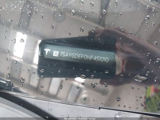 2022 TESLA MODEL Y 7SAYGDEF0NF451010 Photo 8
