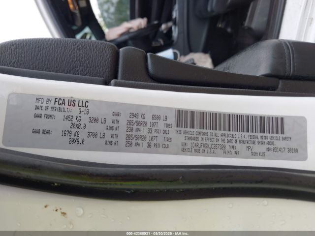2018 JEEP GRAND CHEROKEE 1C4RJFAGXJC357320 Photo 8