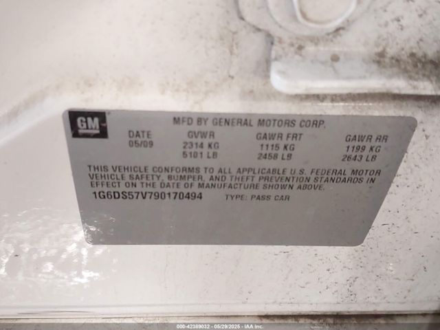 2009 CADILLAC CTS 1G6DS57V790170494 Photo 8