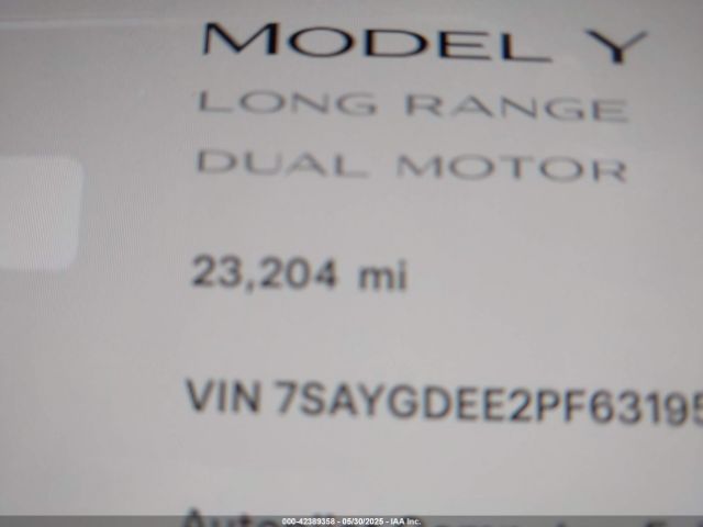 7SAYGDEE2PF631955 Tesla 2023