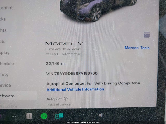 7SAYGDEE6PA196760 Tesla 2023