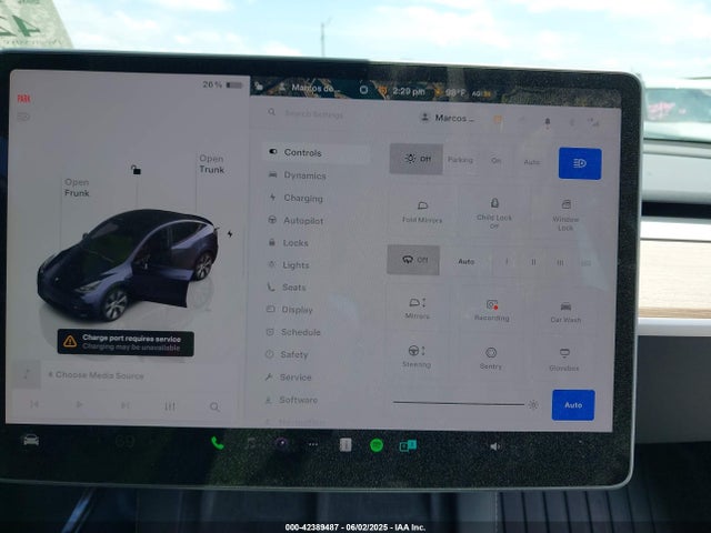 2023 TESLA MODEL Y 7SAYGDEE6PA196760 Photo 6