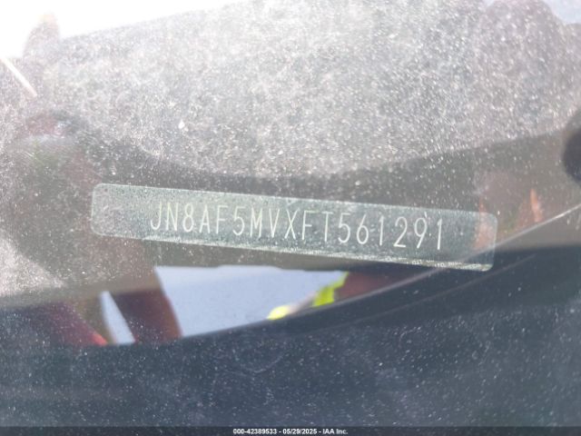 JN8AF5MVXFT561291 Nissan JUKE S