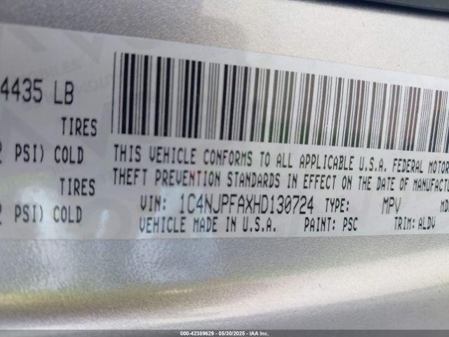1C4NJPFAXHD130724 Jeep Patriot High Altitude Fwd