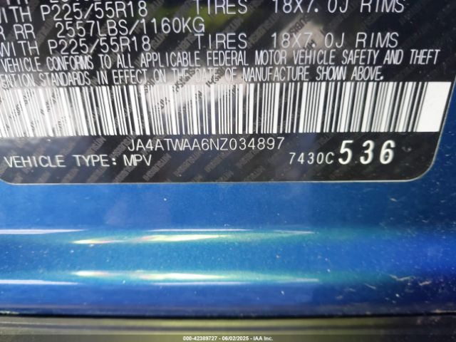 2022 MITSUBISHI ECLIPSE CROSS JA4ATWAA6NZ034897 Photo 8