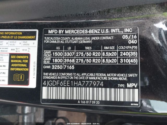 2017 MERCEDES-BENZ GLS 450 4JGDF6EE1HA777974 Photo 8