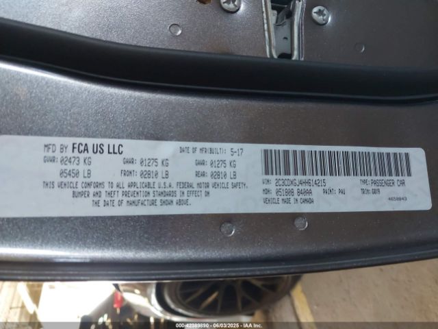 2017 DODGE CHARGER 2C3CDXGJ4HH614215 Photo 8