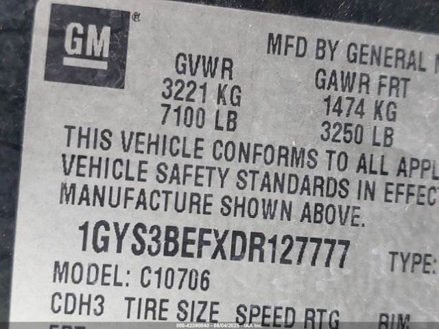 2013 CADILLAC ESCALADE 1GYS3BEFXDR127777 Photo 8
