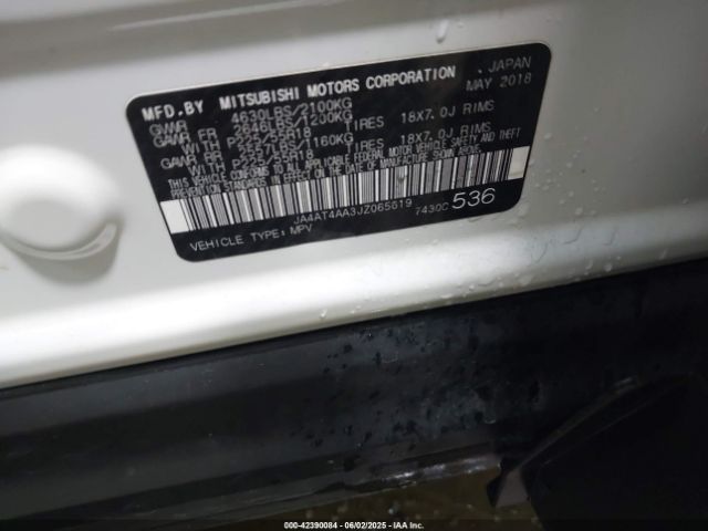 2018 MITSUBISHI ECLIPSE CROSS JA4AT4AA3JZ065619 Photo 8