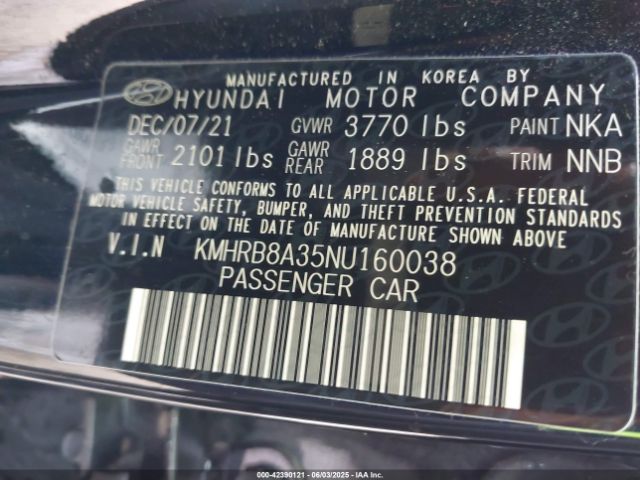 2022 HYUNDAI VENUE KMHRB8A35NU160038 Photo 8