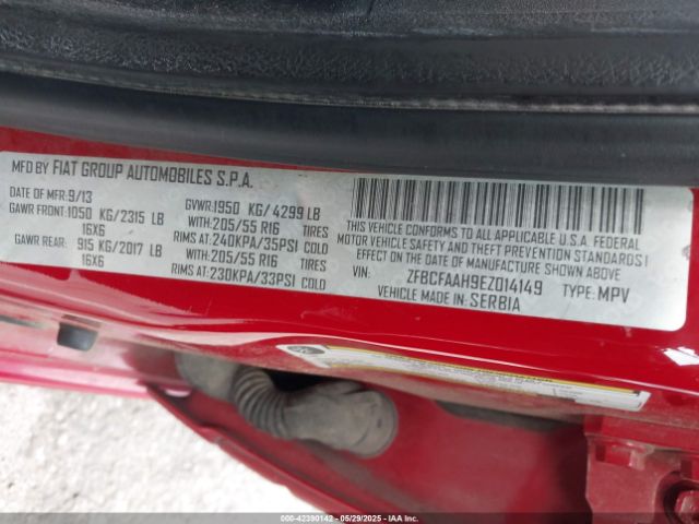2014 FIAT 500L ZFBCFAAH9EZ014149 Photo 8