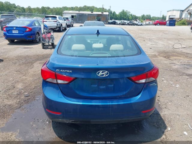 KMHDH4AE6FU350967 Hyundai ELANTRA SE