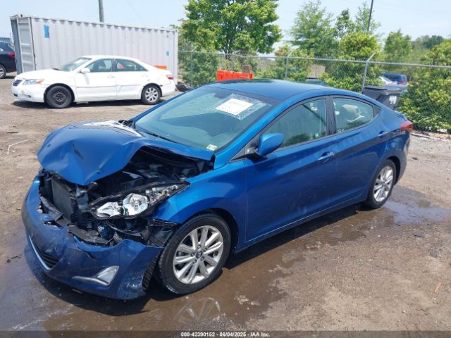 KMHDH4AE6FU350967 Hyundai ELANTRA SE