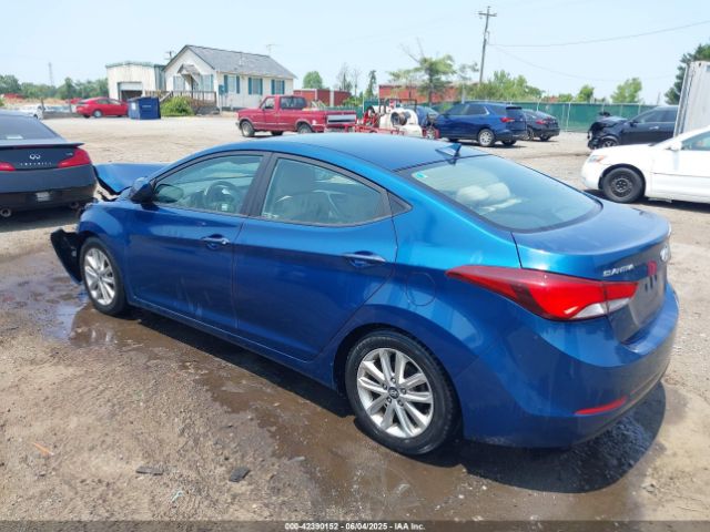 KMHDH4AE6FU350967 Hyundai ELANTRA SE