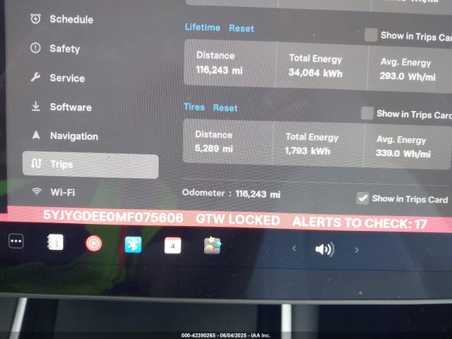 2021 TESLA MODEL Y 5YJYGDEE0MF075606 Photo 6