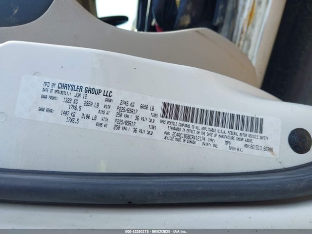 2012 CHRYSLER TOWN & COUNTRY 2C4RC1BG8CR412174 Photo 8