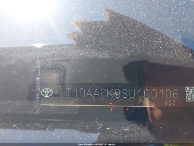 4T1DAACK9SU100106 Toyota CAMRY SE