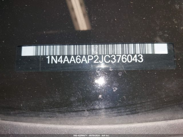 1N4AA6AP2JC376043 Nissan Maxima 3.5 Sv