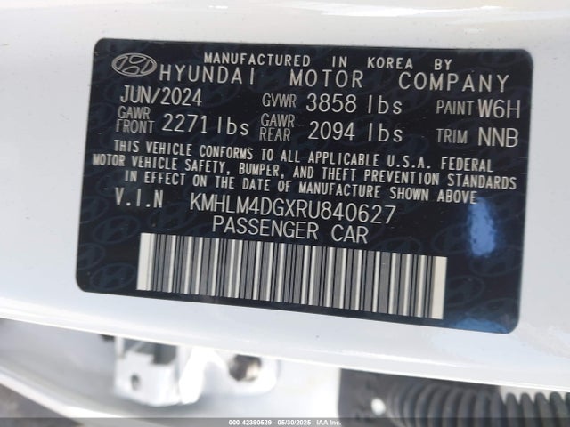 KMHLM4DGXRU840627 Hyundai mpi nu pe