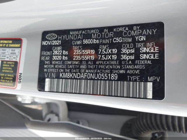 2022 HYUNDAI IONIQ 5 KM8KNDAF0NU055189 Photo 8