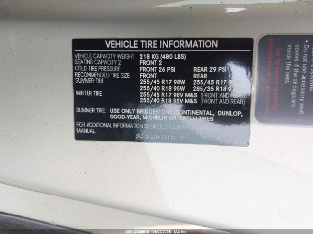 2003 MERCEDES-BENZ SL 500 WDBSK75F63F013568 Photo 8