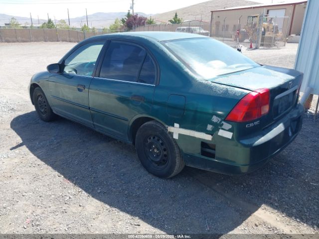 2001 HONDA CIVIC 2HGES155X1H613333 Photo 2