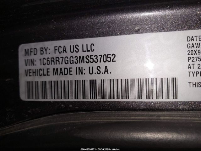 2021 RAM 1500 CLASSIC 1C6RR7GG3MS537052 Photo 8