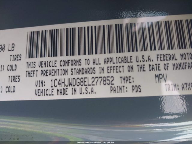 2014 JEEP WRANGLER UNLIMITED 1C4HJWDG8EL277852 Photo 8