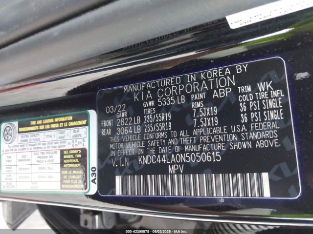 2022 KIA EV6 KNDC44LA0N5050615 Photo 8