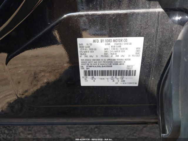 2020 FORD EDGE 2FMPK4J99LBA55008 Photo 8