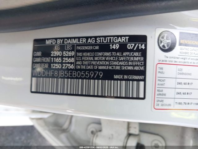2014 MERCEDES-BENZ E 350 WDDHF8JB5EB055979 Photo 8