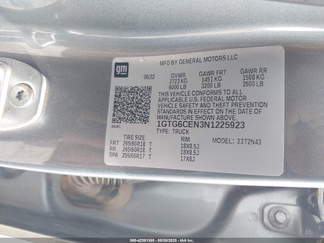 1GTG6CEN3N1225923 GMC lgz