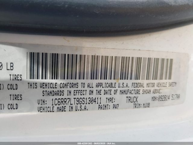 2016 RAM 1500 1C6RR7LT9GS130411 Photo 8