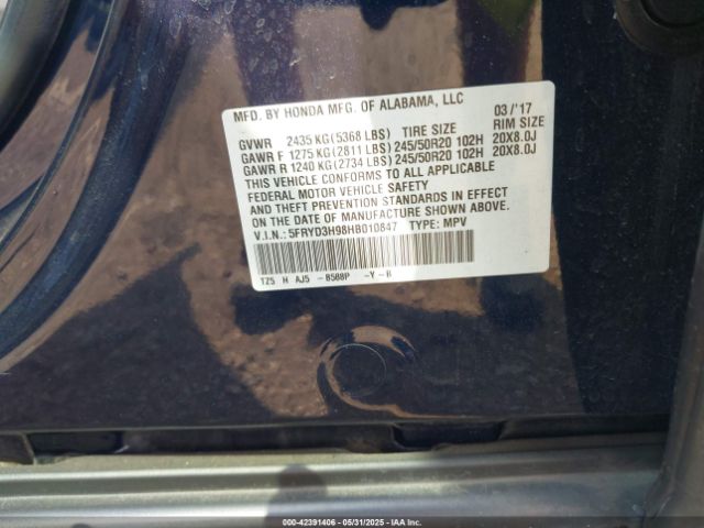 2017 ACURA MDX 5FRYD3H98HB010847 Photo 8