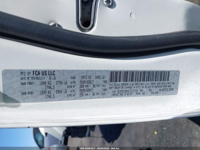 3C4PDCBGXHT515715 Dodge Journey Sxt