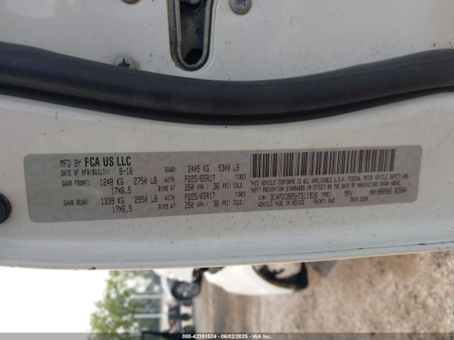 3C4PDCBB5HT511916 Dodge Journey Sxt