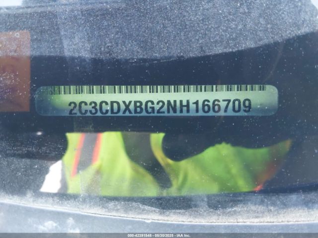 2C3CDXBG2NH166709 Dodge Charger Sxt Rwd