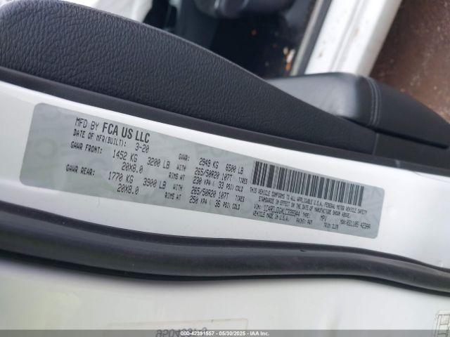 2020 DODGE DURANGO 1C4RDJDGXLC339344 Photo 8