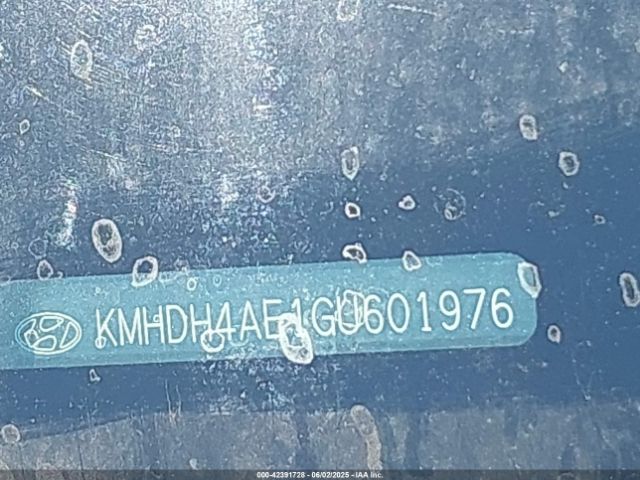 KMHDH4AE1GU601976 Hyundai Elantra Value Edition