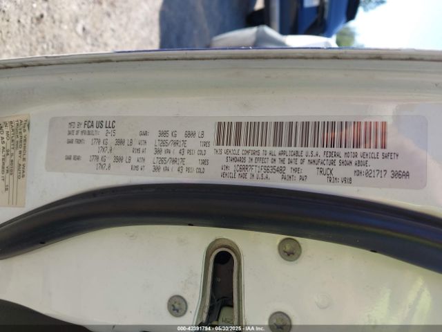 1C6RR7FT1FS635482 RAM 1500 Tradesman