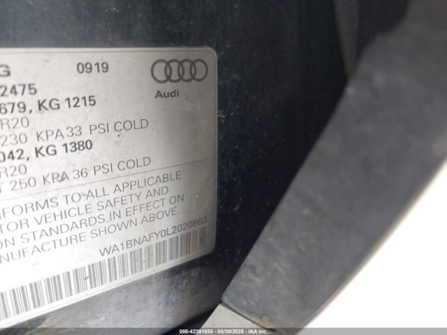 2020 AUDI Q5 WA1BNAFY0L2020863 Photo 8