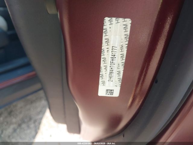 2HKRM4H70FH641777 Honda Cr-v Ex-l