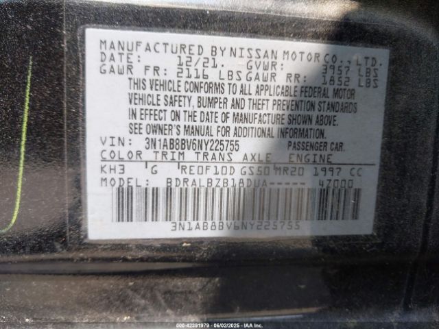 2022 NISSAN SENTRA 3N1AB8BV6NY225755 Photo 8