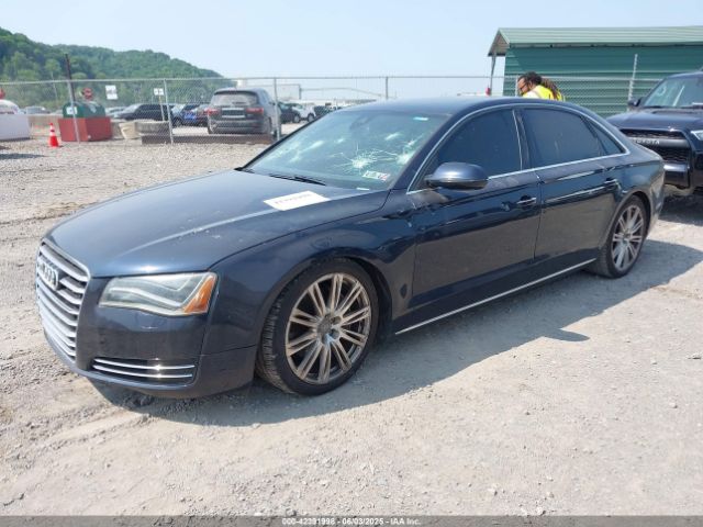 2014 AUDI A8 L WAURGAFD4EN006765 Photo 1