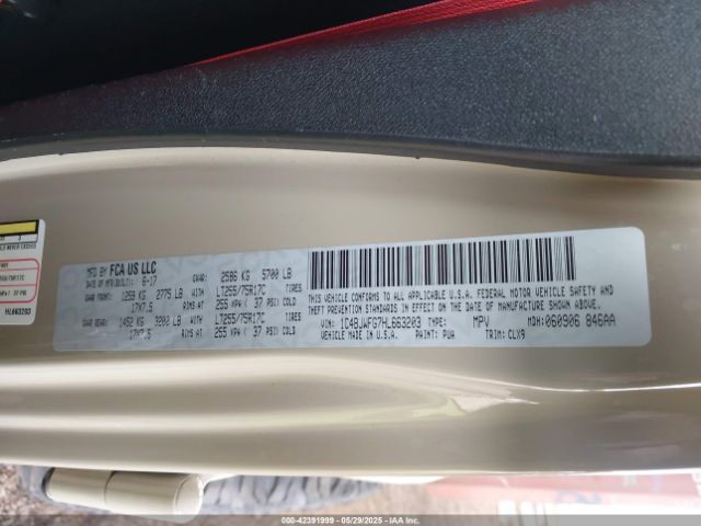 1C4BJWFG7HL663203 Jeep Wrangler