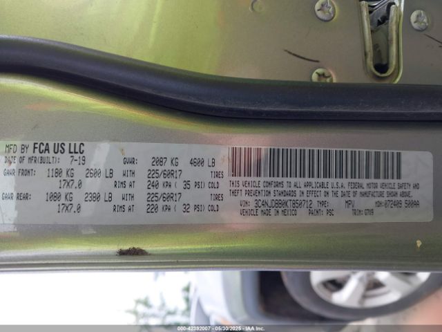 2019 JEEP COMPASS 3C4NJDBB0KT850712 Photo 8